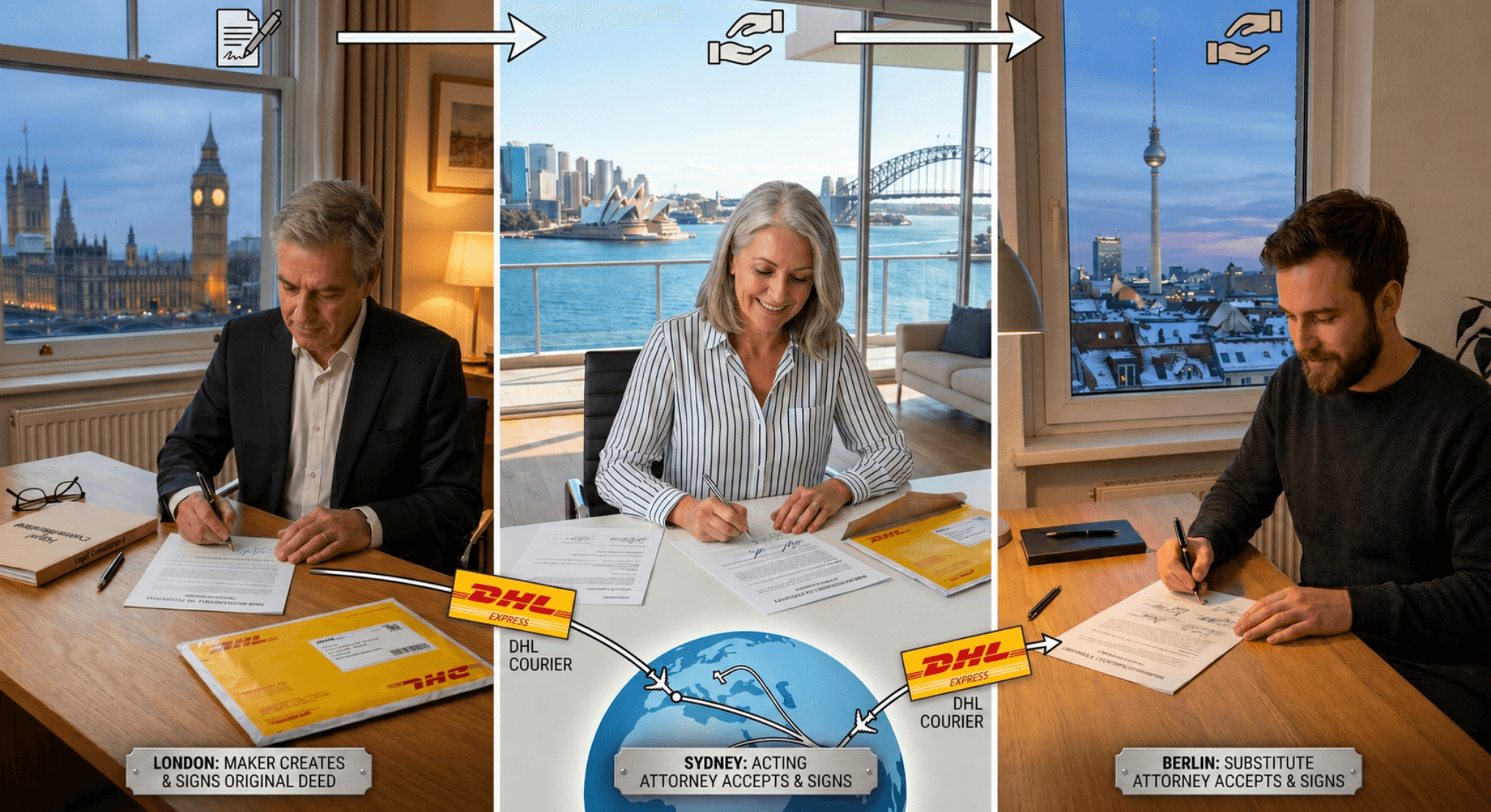 Do all attorneys and backup attorneys need to sign my POA?